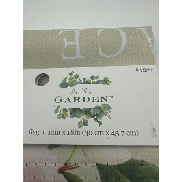 In The Garden Flag 12x18 Inch There Is No Place Like Home Joann Stores Floral - Picture 4 of 5